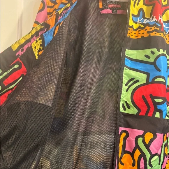 Keith Haring x Members only Graphic Bomber Jacket
